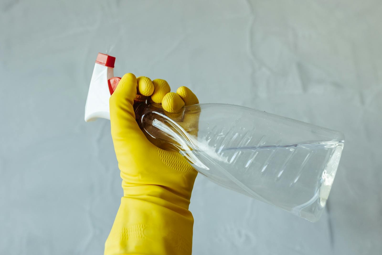 Cleaning spray bottle for disinfection service in Manchester