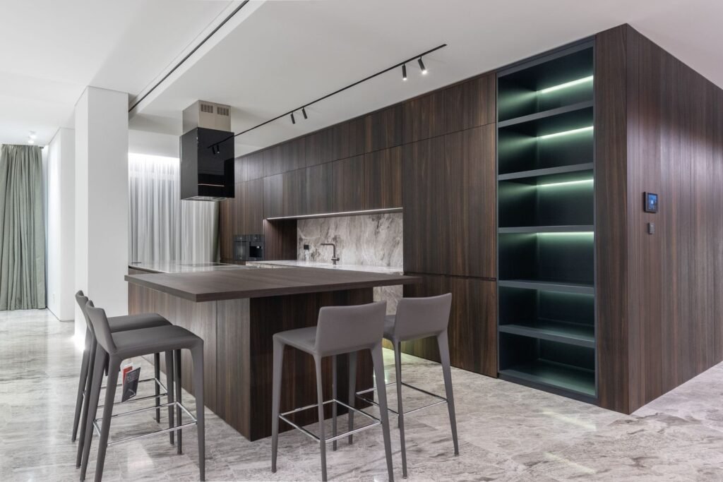 Clean modern kitchen ready for a new tenant to move in